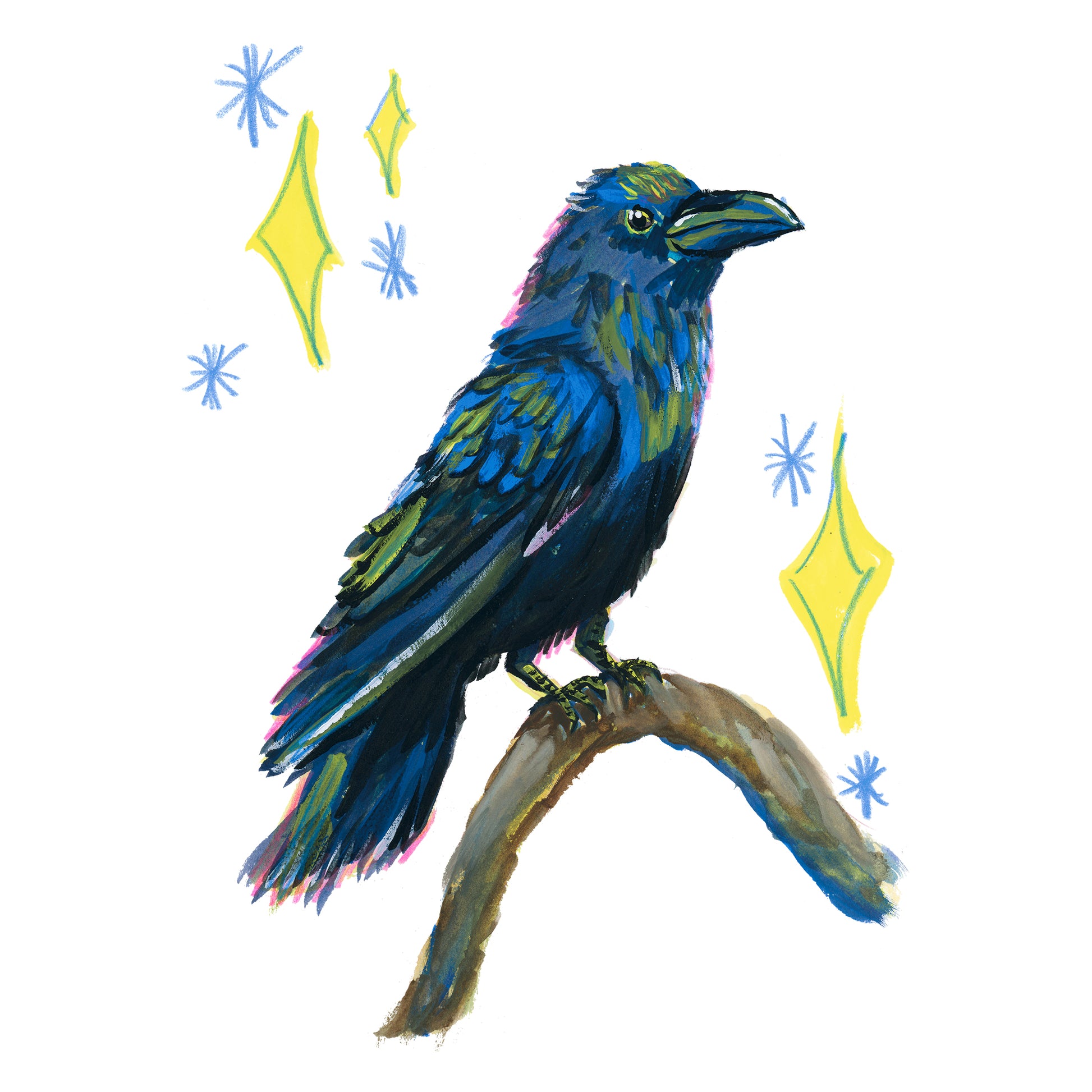 Raven Study Giclée Print