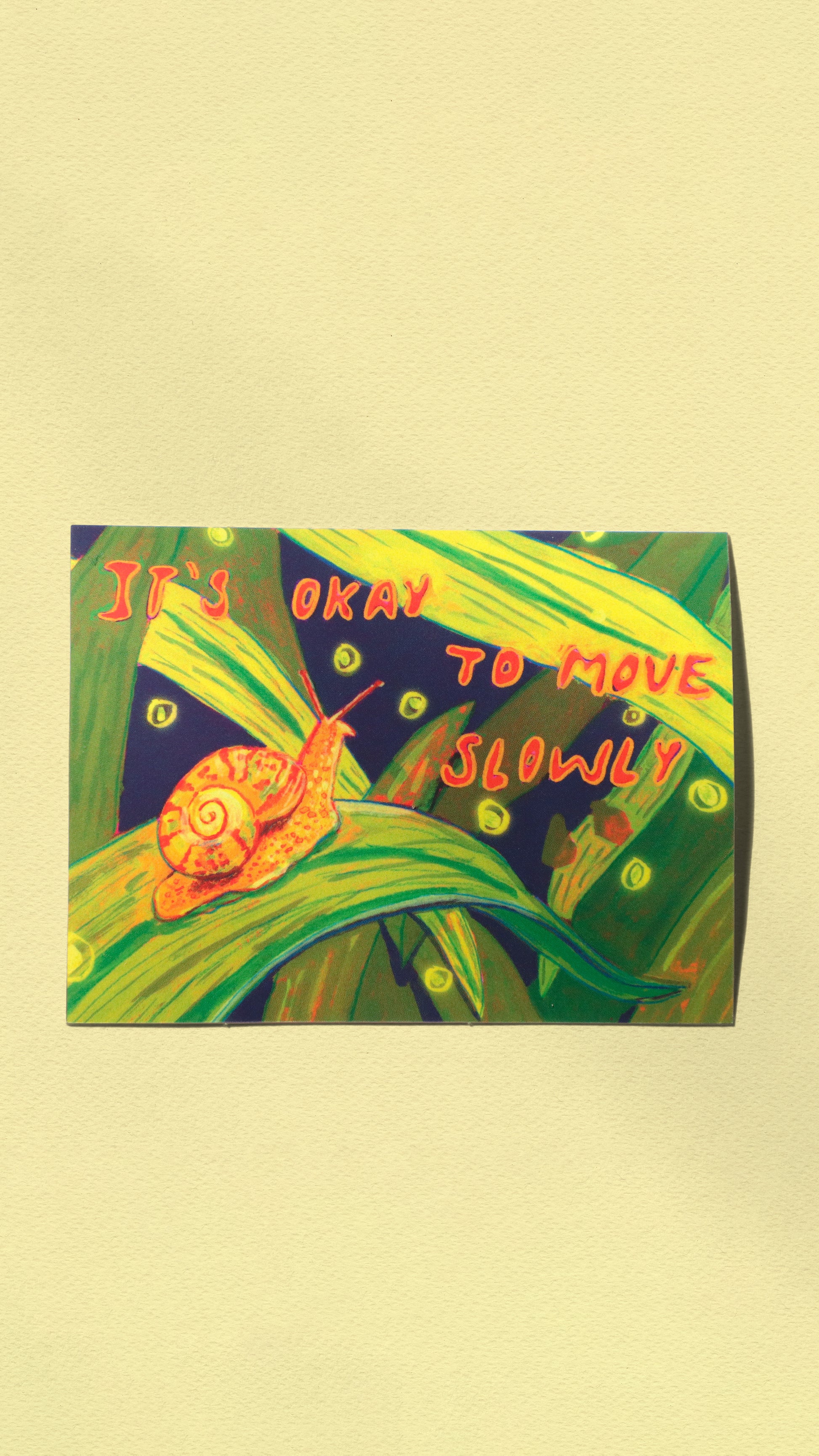 Slow Snail Sticker