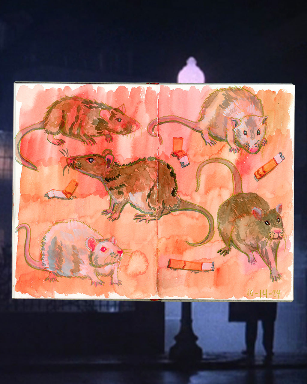 CigaRat Giclée Print