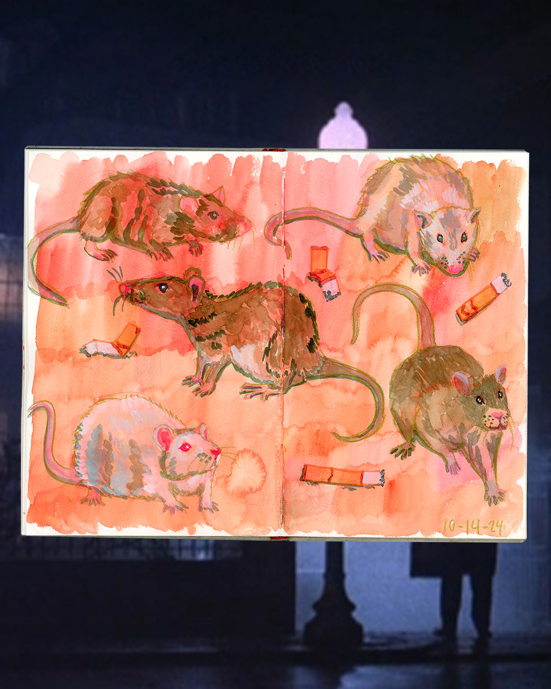 CigaRat Giclée Print