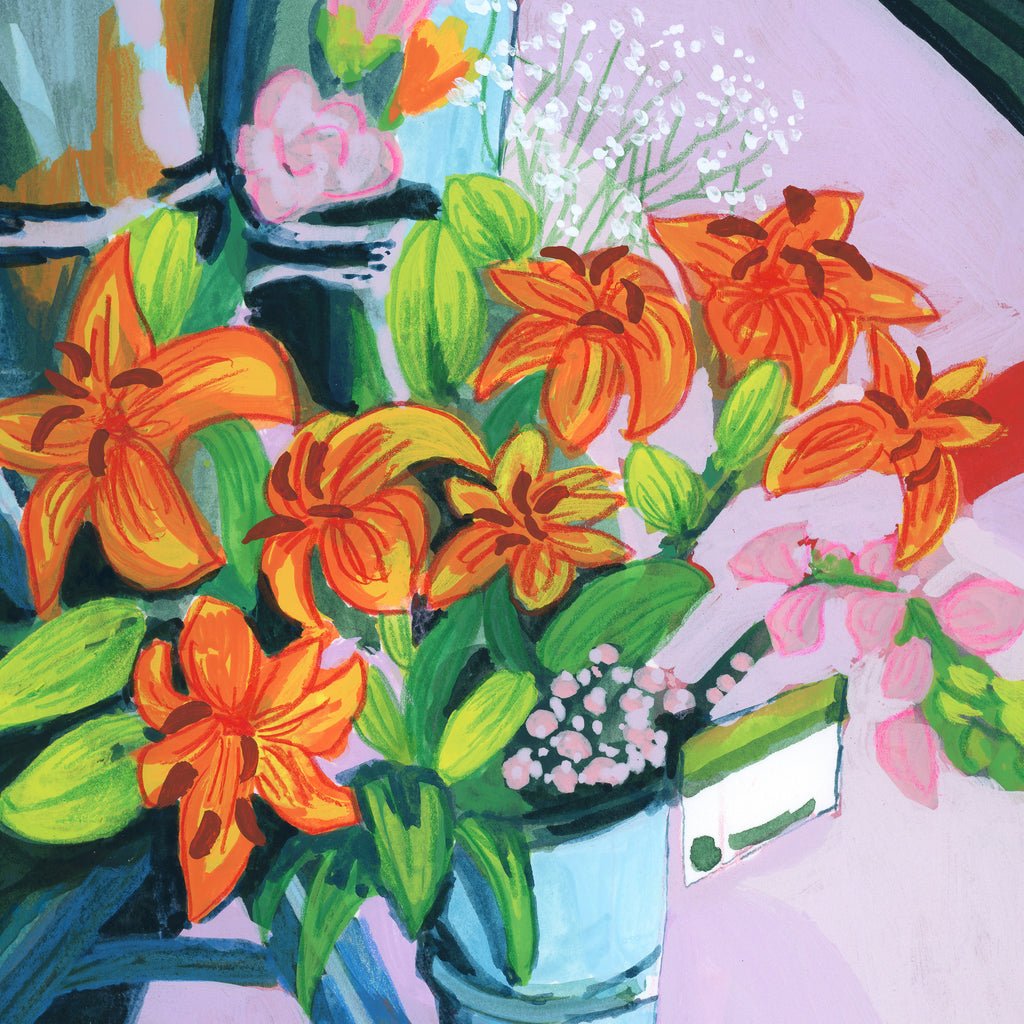 Flowers from the Co-op Giclée Print