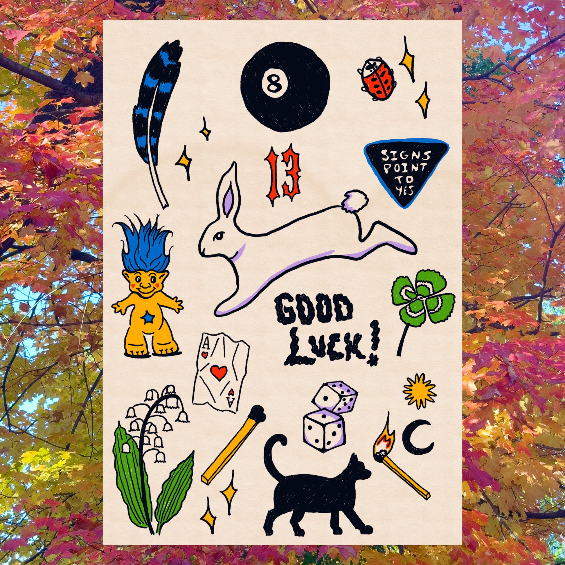 "Good Luck!" Giclée Print