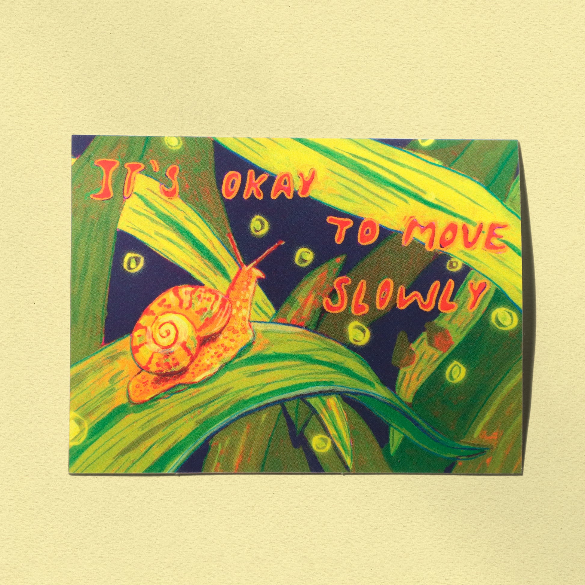 Slow Snail Sticker