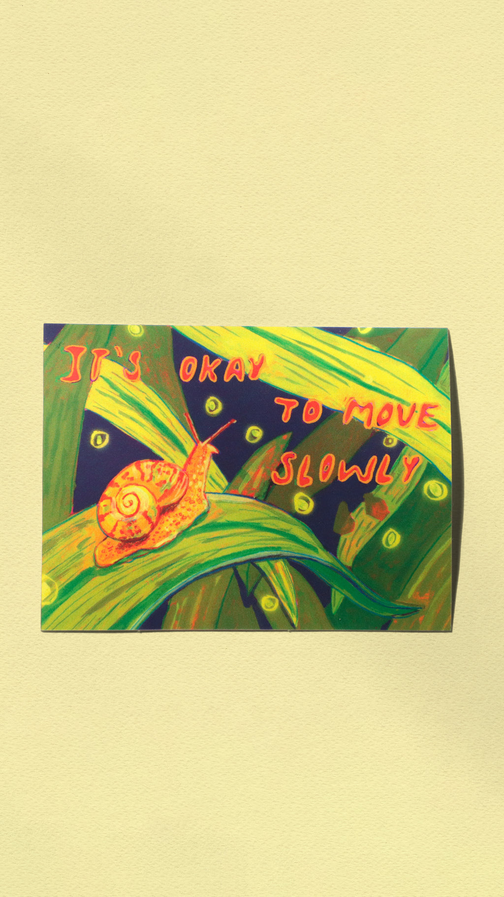 Slow Snail Sticker